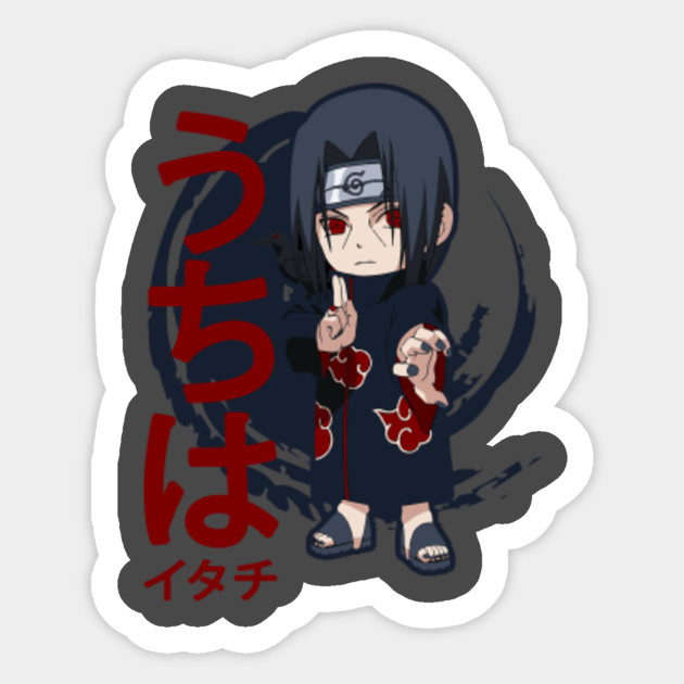 Itachi Uchiha Naruto Sticker TeePublic